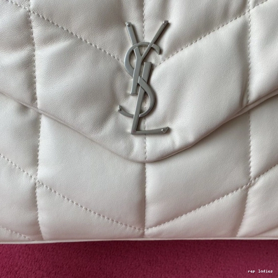 Repzbay REP YSL LAMBSKIN QUILTED PUFFER SMALL BAG IN 0724